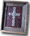 Small Turquoise Butterfly Framed Cross